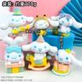 thumbnail image 3 of Nuevas figuras de acción de la serie Cinnamoroll de Sanrio Cake Party, decoraciones para regalo de cumpleaños, juguetes de dibujos animados de anime encantadores de 4-7 cm, 3 of 5
