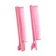 thumbnail image 5 of 2 piezas de peine auxiliar de peluquería, pinza de precisión para seccionar la permanente para salón rosa, 5 of 9
