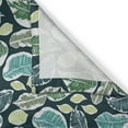 thumbnail image 3 of Ambesonne Tropical Kitchen Curtains, Botanical Exotic Leaf Art, 55"x24", Jade Green White Teal, 3 of 3
