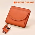 thumbnail image 4 of BANYANU Women'S Genuine Leather Mini Wallet Set with 6 Card Holders and 1 Coin Purse, Vintage Style with Snap Closure, Polyester Lining, Large Bill Slot, Ideal Gift for Her, Coin Purse Set | Vintage, 4 of 10