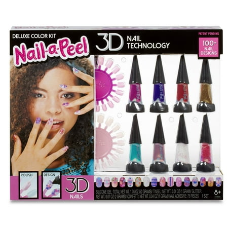 Nail-a-Peel Deluxe Color 3-D Manicure Kit