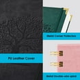 thumbnail image 6 of Nirmiro A5 Spiral Notebook, 5.7"x8.4" Hardcover Leather Cover Journal, 300-Page College Ruled Notebook with 100GSM Thick Paper, Twin-Wire Binding for Note Taking & Creative Writing(Purple), 6 of 7