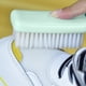 thumbnail image 4 of Cepillo De Plástico Cepillo para ropa y zapatos con cerdas ultrasuaves y mango largo verde para quitar manchas en ropa y zapatillas (1 unidad) JASKFLY, 4 of 8