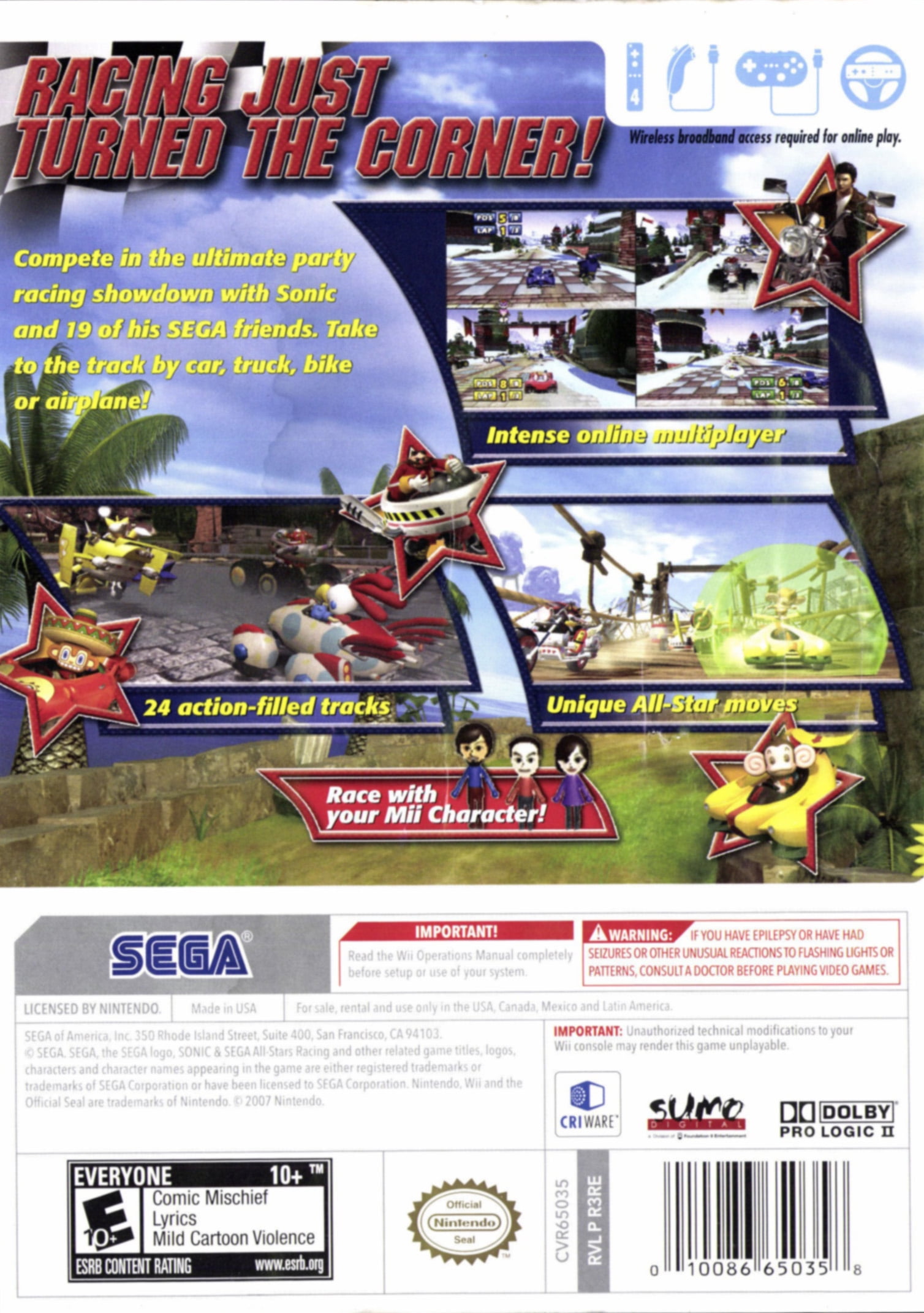 Sega wii sale games
