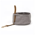 thumbnail image 1 of Xingzhi Sac de Rangement Réutilisable Grande Capacité pour Aliments pour Animaux avec Mousqueton Sac de Casse-Croûte pour Animaux de Compagnie Fournit un Bol Gris, 1 of 6
