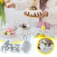 thumbnail image 1 of GUANGHONG Silicone Moulds Easter Moulds Silicone Moulds Easter Bunny Casting Mould Rabbit Plaster for Casting Easter Silicone Moulds Easter Plaster Mould Rabbit Casting Mould （A） Nonstick Mat for Craf, 1 of 8