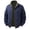 Blue, variant on GrmtClth Mens Stylish Jacket Varsity Bomber Light Wind Resistant Long Sleeve Business Travel Coat Black XL