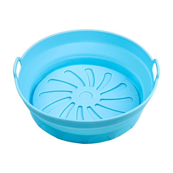 VALSEEL Home & Kitchen Fryer Silicone Pot Round Liners Reusable Fryer Basket Liners Accessories - Replacement Of Parchment Liners -[8.2inch]