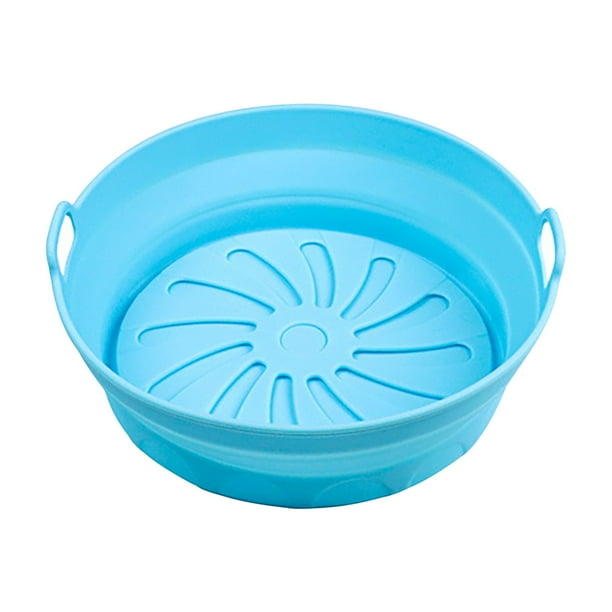 Revestimientos redondos para freidoras, revestimientos reutilizables para cestas de freidora, accesorios - Reemplazo de revestimientos de pergamino - Recipiente de silicona de 8,2 pulgadas