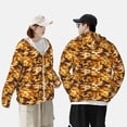 thumbnail image 4 of Fotbe Desert Camouflage Chaqueta con Protección Solar UPF 50+ para Hombre y Mujer, Camisa con Capucha y Bolsillos-Large, 4 of 7