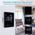 thumbnail image 4 of Mistaha Smart Thermostat Temperature Controller for Water Heating LCD Display Touch Screen Week Programmable Underfloor Heating Thermostats for Home Office School Hotel, 4 of 8