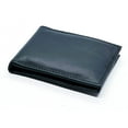 thumbnail image 2 of RFID Blocking Genuine Leather Money Clip Men's Bifold Wallet Card Holder, 2 of 9