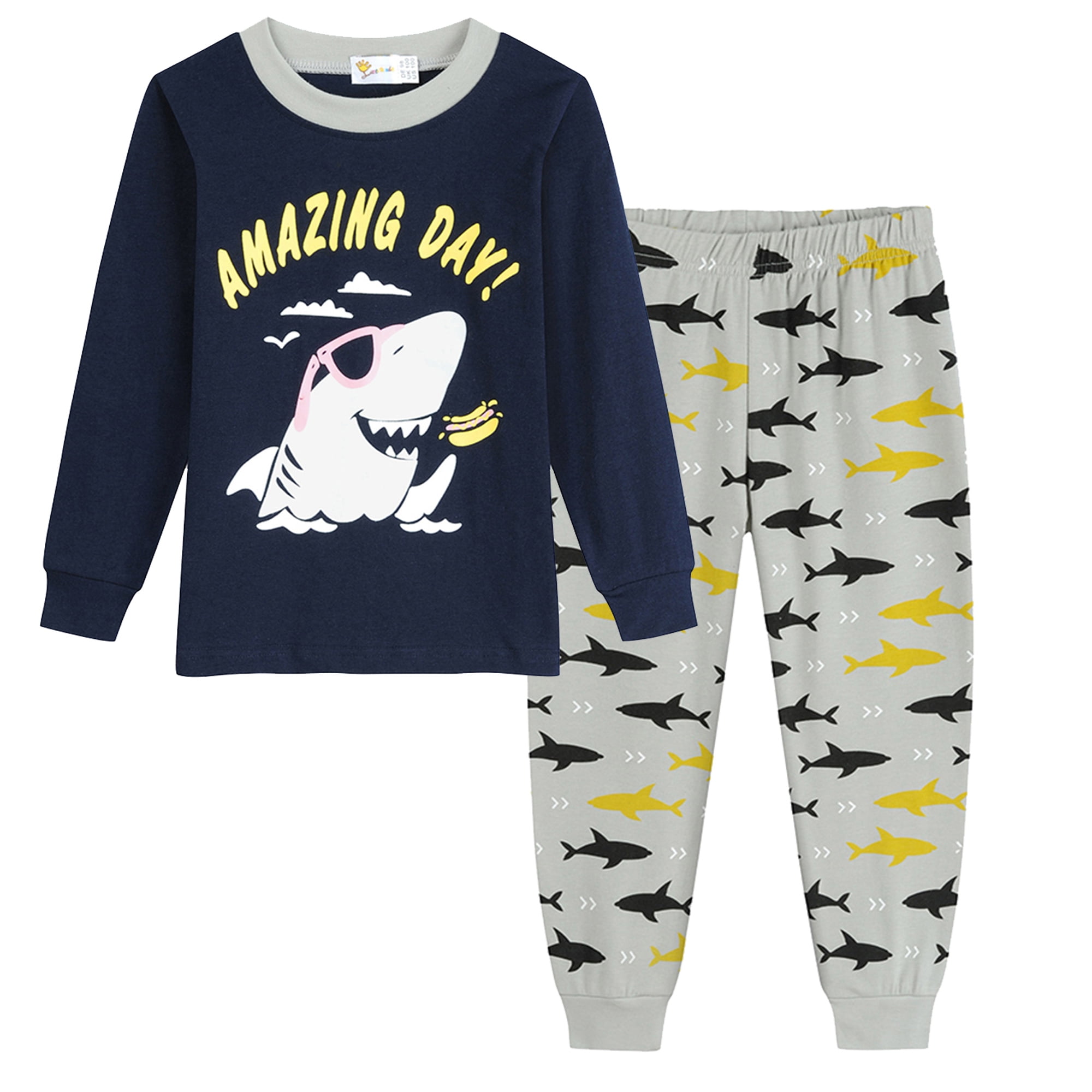 Shark pjs for toddlers sale