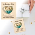 thumbnail image 2 of Hearth & Gear Lover Pocket Hug With Card – Sea Glass Heart With Rod & Design Inspirational Keepsake For Fishermen Anglers Dad Pocket Charm, 2 of 5