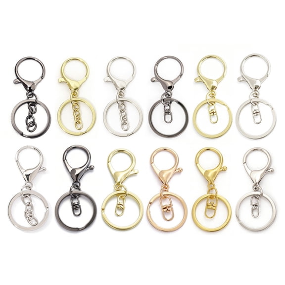 Kenvfego Decorative Cartoon Snap Hook Keychain Comes with 2 Keychain Pendant Accessories, Multicolor, 2