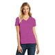 thumbnail image 1 of Camiseta con cuello en V Perfect Blend® para mujer de District®. DM1190L Distrito  DM1190L, 1 of 1