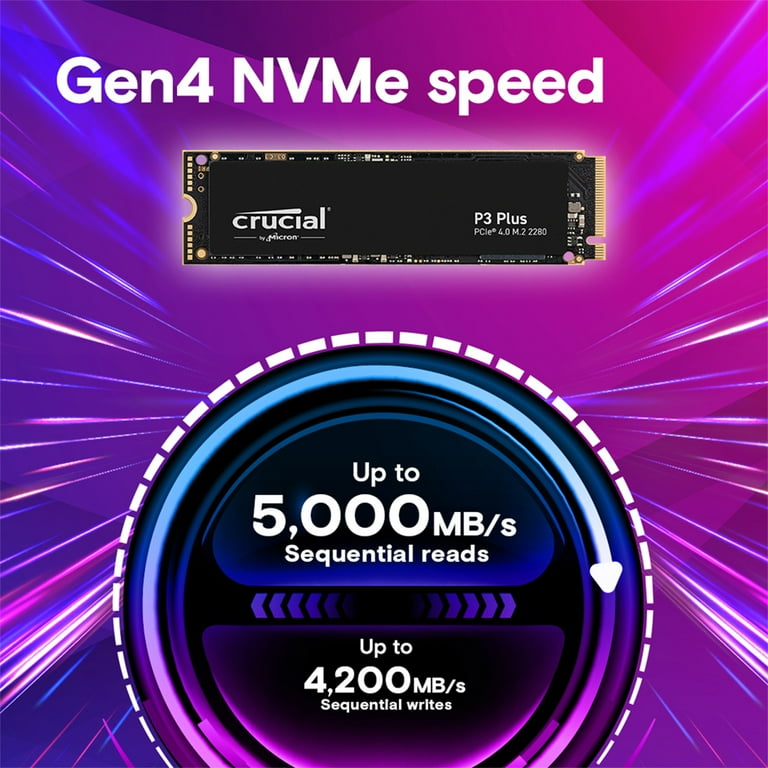 Micron P3 Plus 1000GB - Walmart.com