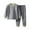 Dark Gray, variant on Thermal Underwear For Kids Boys Toddler Warm Thermal Set Fleece Lined Long Joh๐งs Base Layer Girls Winter Flannel Clothing