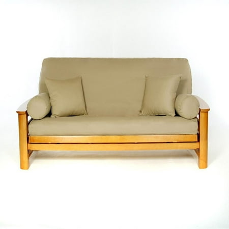Full Futon Mattress Covers - LS COVERS KHAKI FULL FUTON COVER, Full Size Fits 6-8in Mattress, 54 x 75 Inch