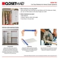 thumbnail image 3 of Closetmaid White Narrow Wood Closet System, 3 of 10
