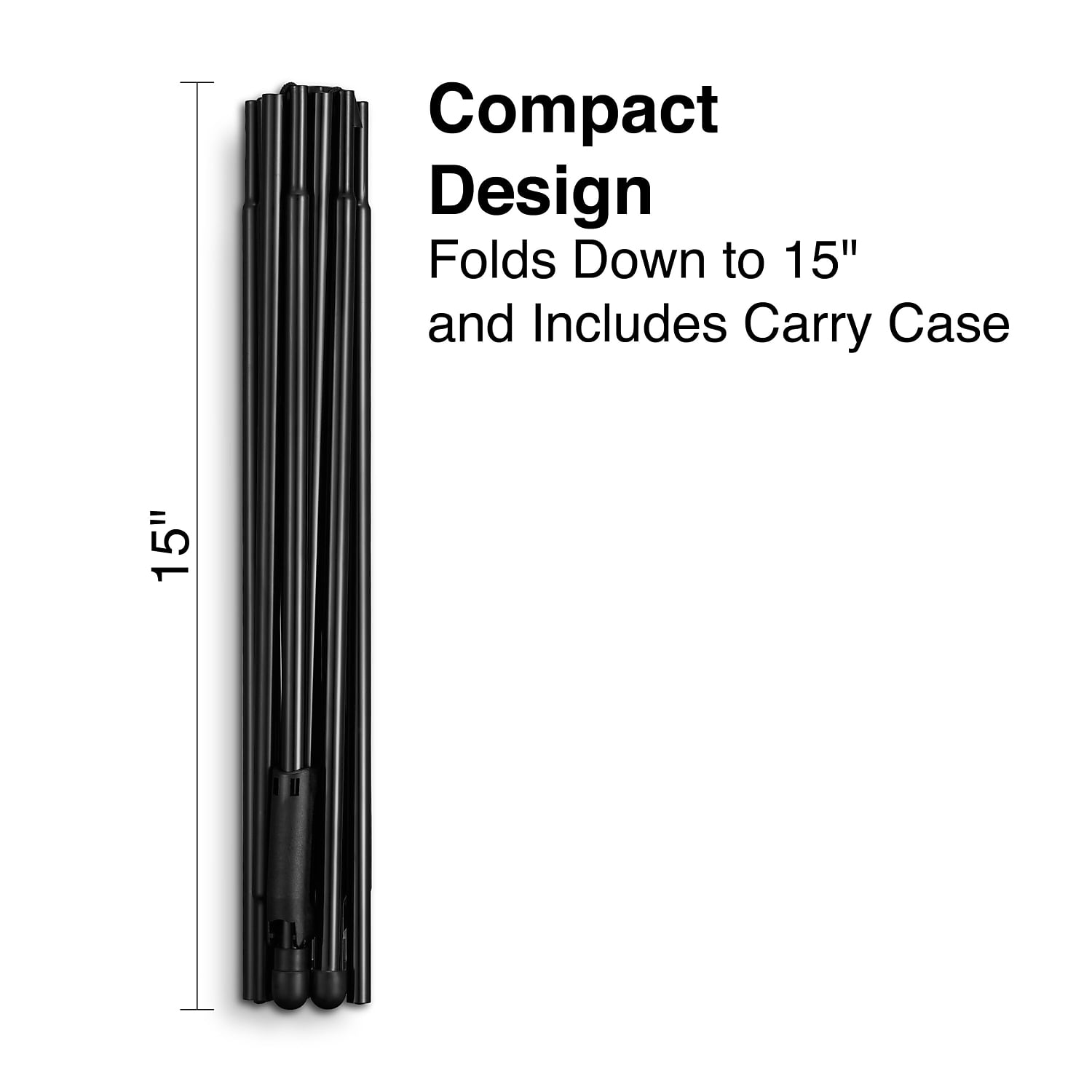 Staples Display Easel 58" Black Metal 2/Pack 61294-CCVS
