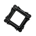 thumbnail image 2 of Werulen Halloween Photography Black Mini Photo Frame, Vintage Baroque Relief Empty Frame Prop, Spooky Display Background for Parties, Decorative Ornate Photo Frame, Gothic Style Picture Frame, 2 of 4