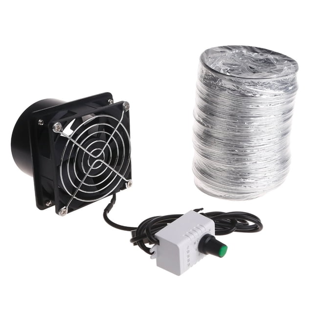 EIGTHTAIL USB Exhaust Fan Duct Air Ventilation Blower Window Extractor Toilet Kitchen Industrial Fan Adjustable Speed