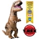 thumbnail image 2 of Disfraz de dinosaurio inflable original para adultos, T-Rex, estándar adecuado para 5,5 pies a 6 pies. Namotu XMWJ114, 2 of 7