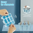 thumbnail image 6 of Silicone Popsicle Molds 9 Pieces Homemade Popsicle Molds with 3 Shape Molds Silicone Ice Pop Molds with Reusable Popsicle 3OZ Popsicle Molds for Juice Puree Yogurt Applesauce, 6 of 6