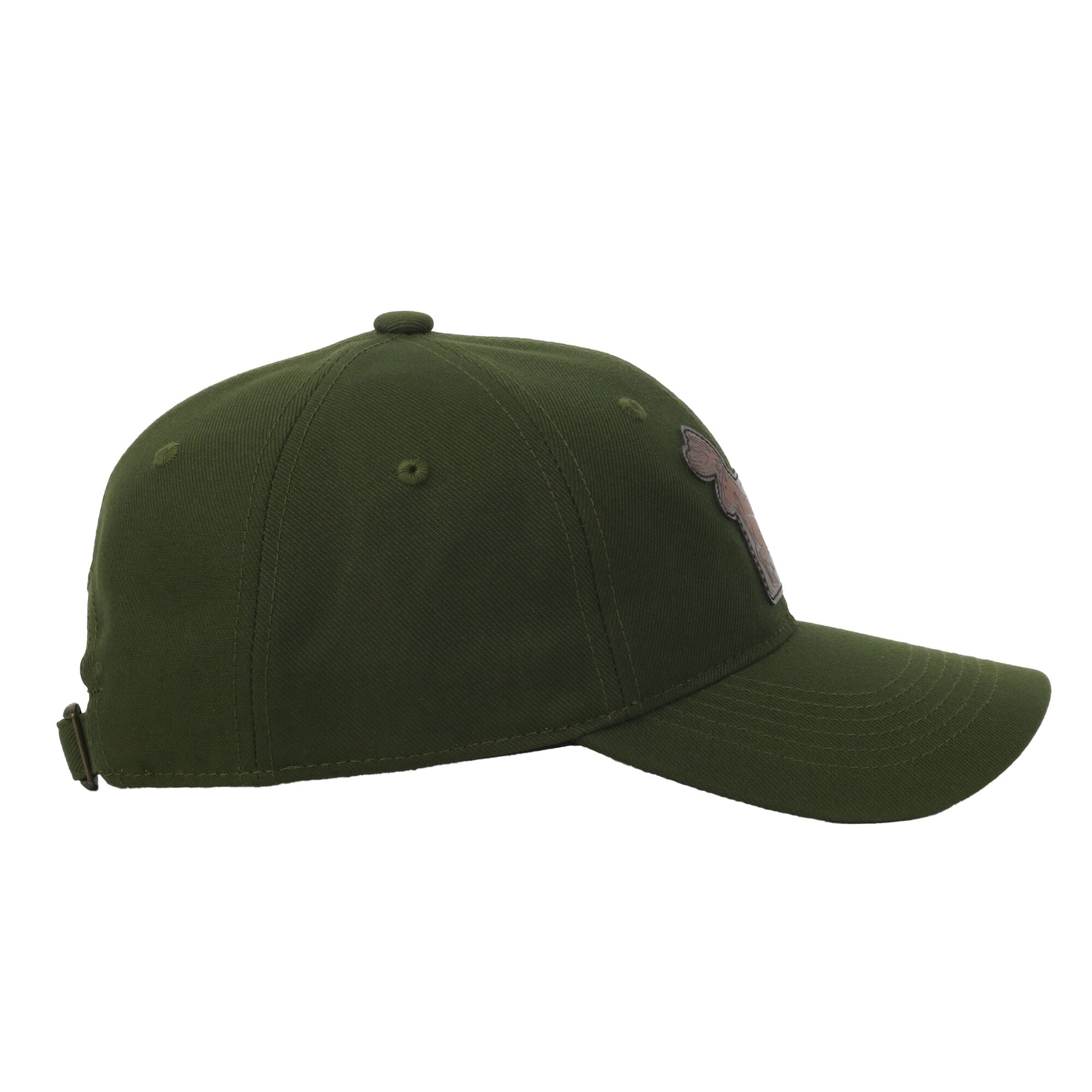 Outdoor Cap Leather Patch Dad Hat – Unstructured Low Profile, Tuck Closure, One Size