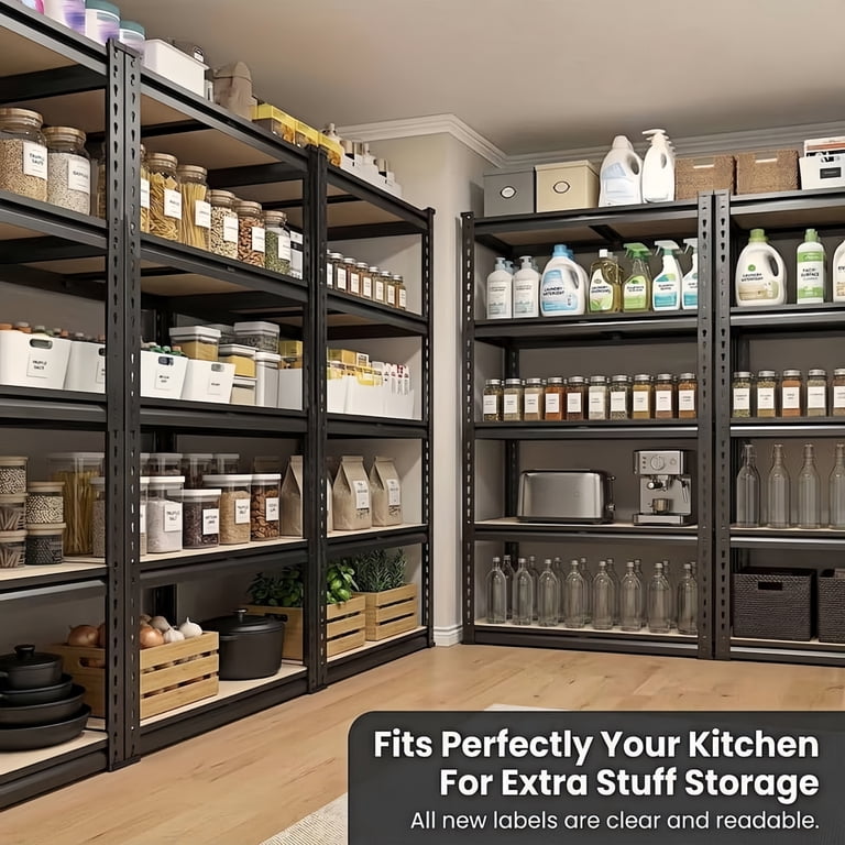 Xiweot 60" Heavy Duty 5-Tier Metal Storage Shelves, 2400 Lbs photo 8