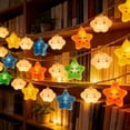 thumbnail image 6 of 10 LED Nebula Atmospheric Lights, Star & Cloud Shaped Fairy String Lights for Room Decor, Colorful Battery Operated Lights for Bedroom Camping Party, 59.06in, 6 of 7