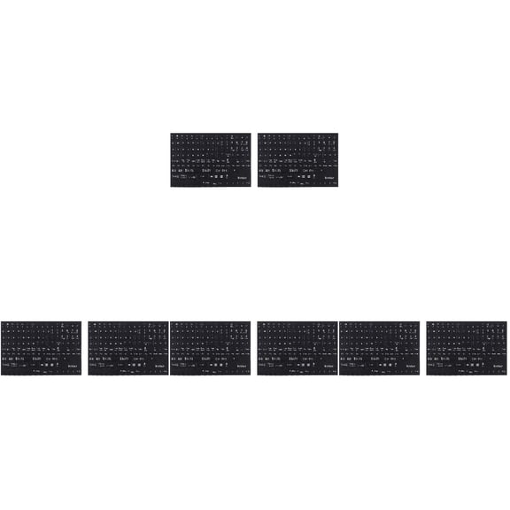 MERRYHAPY Black Computer Keyboard Stickers, and Easy to Apply and Remove, Compatible with Most Keyboards