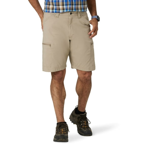 Wrangler® Men's and Big Men's Outdoor Performance Zip Cargo Short with UPF 50 , Sizes 30-48