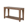 thumbnail image 3 of Yael Sofa Table- Tapered Legs- 50 Inch Rectangular Top- Light Brown, 3 of 5