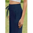 thumbnail image 4 of PINSPARK Wide Leg Yoga Pants Women High Waisted Workout Pants UPF 50+ Drawstring Sweatpants with 4 Pockets, 4 of 8