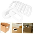 thumbnail image 5 of NICEXMAS 20Pcs Plastic Box Handles for Carrying Corrugated Boxes White Ergonomic Grip, 5 of 7