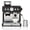 Black, variant on Stainless Steel Coffee Machine w/Built-in Grinder – 20 Bar. 2.8l Removable Tank. Milk Frother Steam Wand for Latte & Cappuccino. Adjustable Shot Volume. Silver