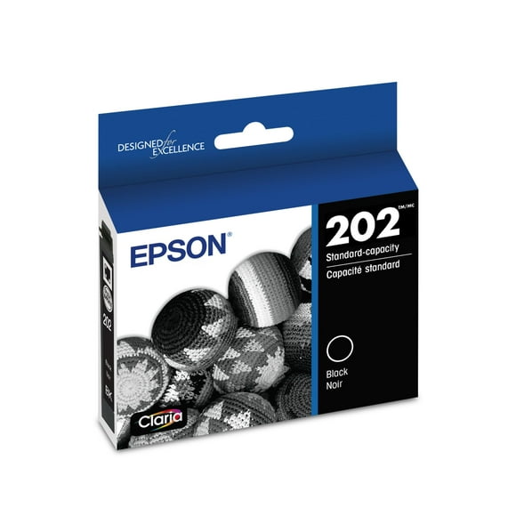 Cartucho de tinta Epson 202 Claria de capacidad estándar negro T202120-S