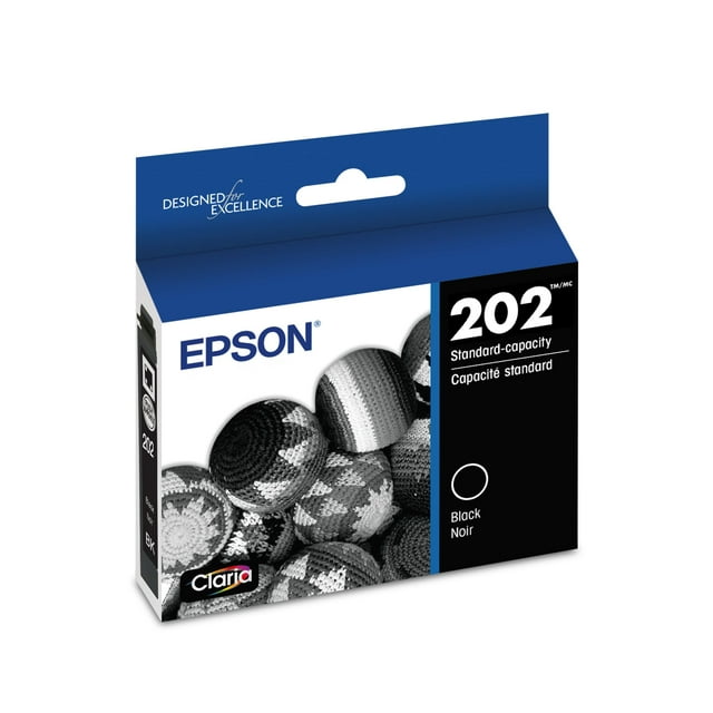 Cartucho de tinta Epson 202 Claria de capacidad estándar negro T202120-S