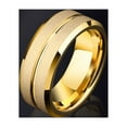thumbnail image 7 of GY Starlight Yellow Gold Plated Ring 8mm Tungsten Carbide Ring for Men Wedding Band Man Ring, 7 of 7
