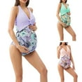 thumbnail image 5 of ZPAQI Womens Maternity Body Suit Swimwears Fashion Lacing up Swimsuits Halters Neck, 5 of 17