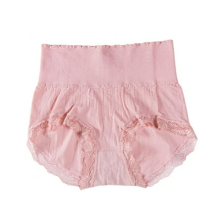 

Linen Purity Women s High Waisted Lace Underwear Ladies Soft Full Coverage Seamless Panties Tummy Control Panty Underpants Stretch Briefs