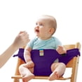 thumbnail image 1 of Silla de comedor portátil plegable, cinturón de seguridad, cinturón protector con hebilla para bebé y niño pequeño, 1 of 8