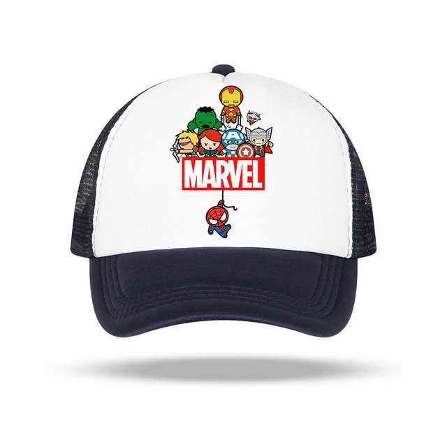 Marvels-gorra de béisbol con estampado de Spiderman para hombre y niño, gorro de béisbol con diseño de Spiderman, estilo Hip-hop, Snapback, estilo Hip hop, ideal para regalo de Navidad Fivean unisex