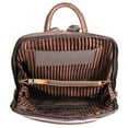 thumbnail image 5 of Jack Georges Voyager Hand-Stained Buffalo Leather Adele Slim Backpack #7537 (Brown), 5 of 8