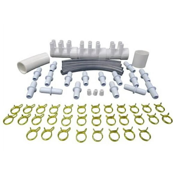 Manifold Hot Tub Spa Part 16 3/4" Outlets with Coupler Kit Video How to