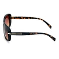thumbnail image 2 of Women Leopard Print Sunglasses - Oversized Vintage Rectangular - 100% UVA and UVB, 2 of 4