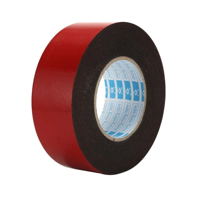 MasteelfCA Ruban Adhésif de Montage Étanche 20mmx10m Ruban Double Face pour Découpes Automatiques avec Film de Couverture Rouge