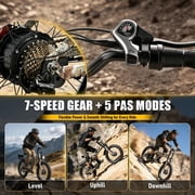 AMYET ARES AWD Electric Bike for Adults, Dual Motor 2000W Ebike, 52V 20Ah Battery, 24 x 4.0 Fat Tire, Folding Electric Mountain Bike, 34MPH, UL2849